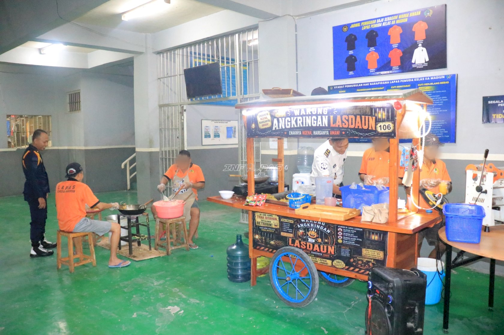 Asa Berwirausaha Tumbuh dari Balik Jeruji, Lapas Pemuda Madiun Hadirkan Angkringan Lasdaun 106