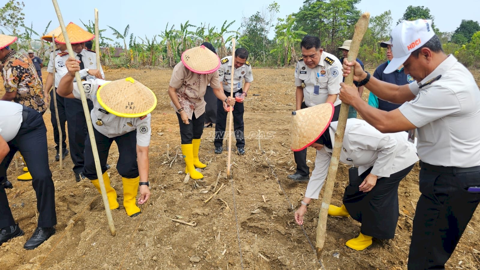 Lapas Pangkalpinang Kembangkan Lahan Perkebunan Terpadu, Direktur SSPP Beri Apresiasi