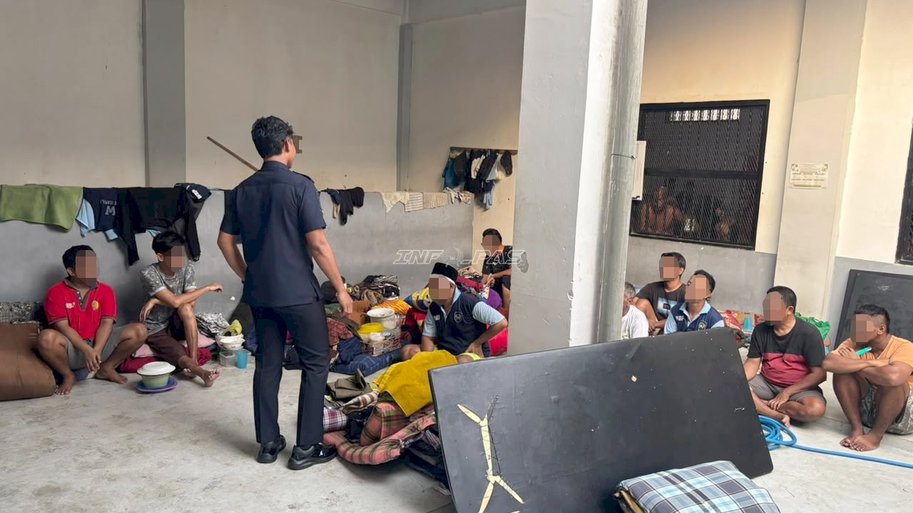 Razia Rutin Blok Charlie, Lapas Batulicin Perkuat Pengamanan Kamtib