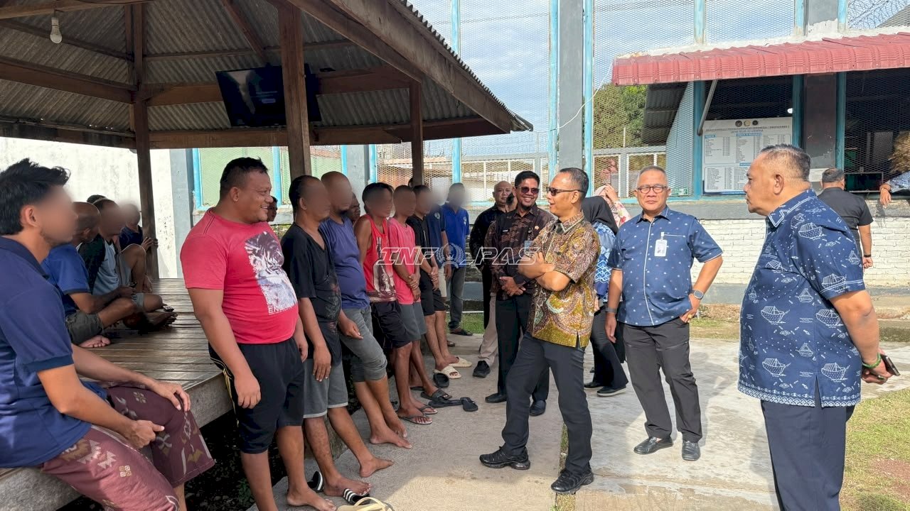Lapas Lhoknga Paparkan Program Pembinaan dan Layanan kepada Staf Khusus Menteri Imipas