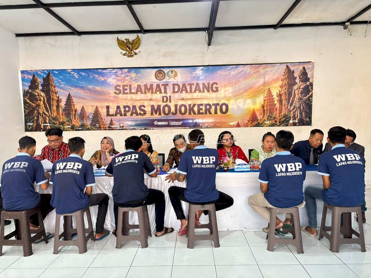 Pengawasan Pidana, Lapas Mojokerto Terima Kunjungan Kimwasmat Pengadilan Negeri Mojokerto