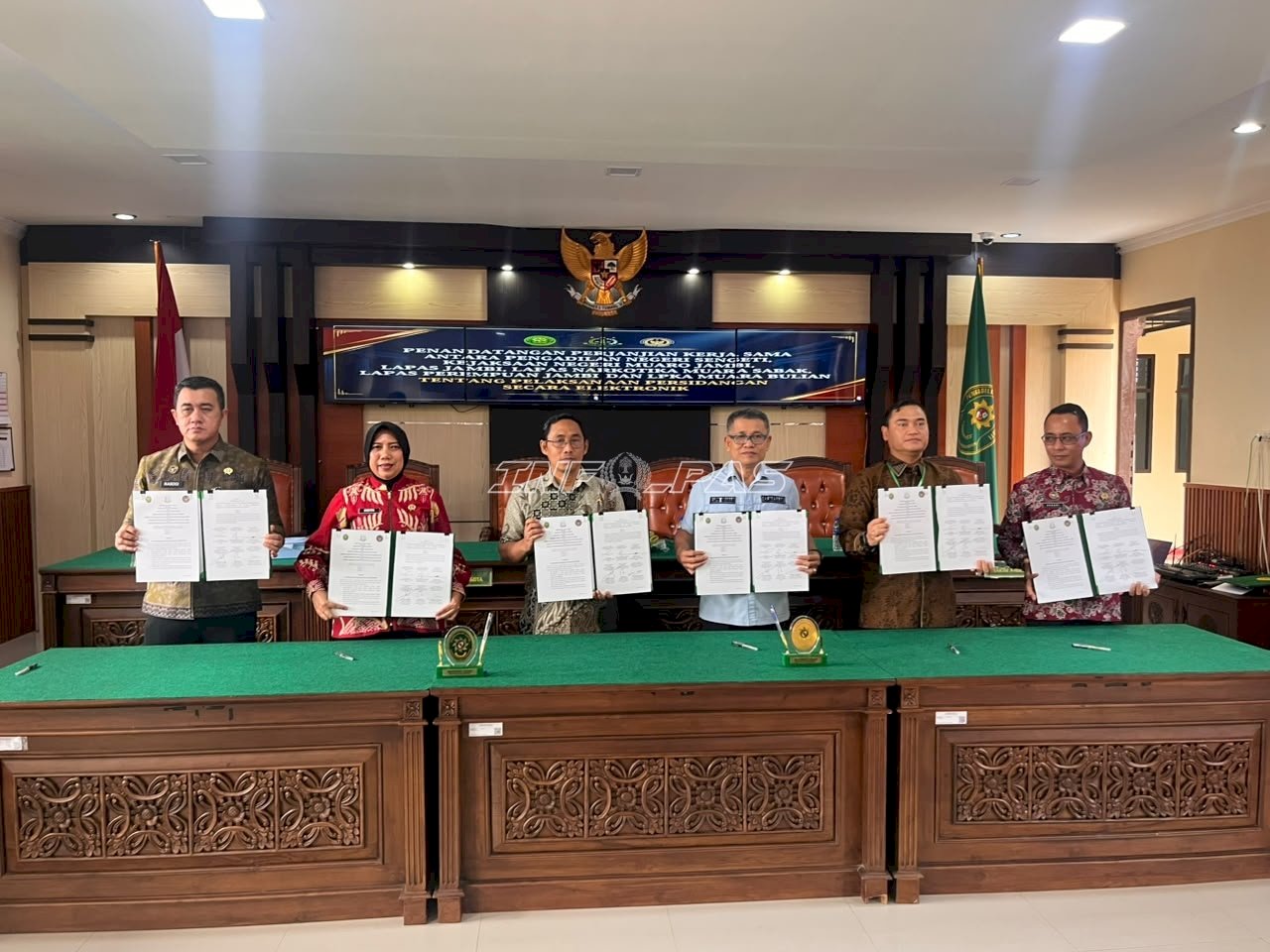 LPKA Muara Bulian dan PN Sengeti Sepakati Kerja Sama Sidang Elektronik
