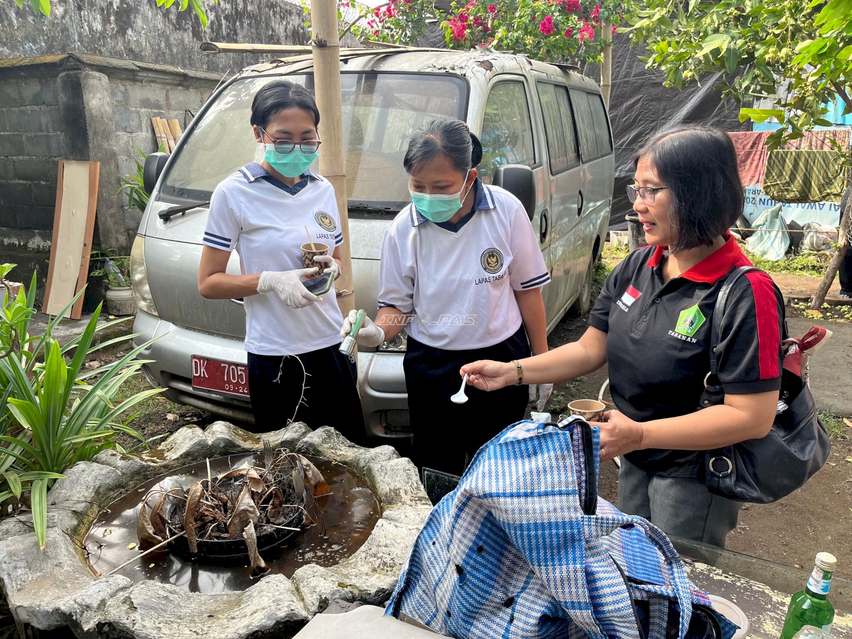 Cegah DBD, Lapas Tabanan Gelar Pemberantasan Sarang Nyamuk