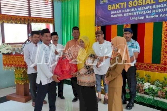 Rutan Jantho Tuan Rumah Bakti Sosial Kanwil Aceh