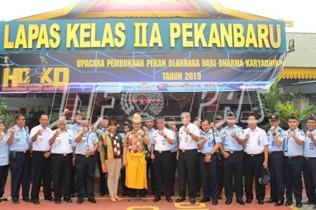 Demi Raih WBK, Lapas Pekanbaru Kumandangkan Perang Terhadap Korupsi & Pungli