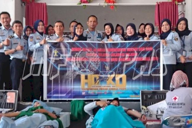 Donor Darah di LPP Sungguminasa Gandeng PMI Kota Makassar
