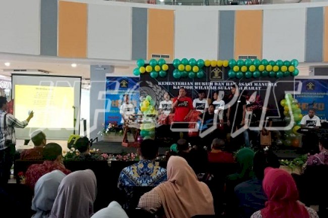 Perkusi Antrabez Meriahkan Legal Expo Kanwil Sulbar