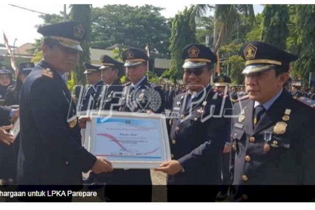 Raih 3 Penghargaan, Kepala LPKA Parepare Apresiasi Jajarannya