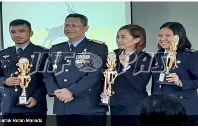 Rutan Manado Juarai Lomba Voli Campuran & Karaoke