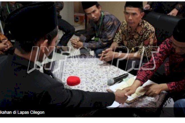 Khidmat & Sederhana, Tahanan Lapas Cilegon Ucapkan Janji Suci