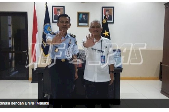 Kadiv PAS Maluku Bahas Upaya Penanggulangan Narkoba Dengan BNPP