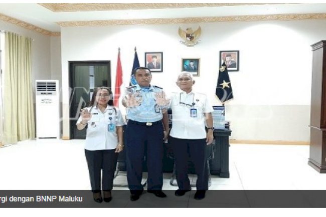 Kalapas Ambon Bangun Sinergi Dengan BNNP Maluku