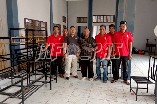 Sebulan Pelatihan Las Listrik, WBP Lapas Sarolangun Bisa Buat Aneka Produk