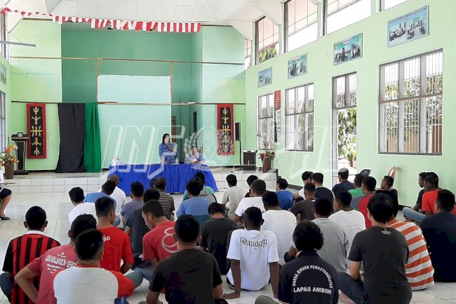 WBP Narkotika Lapas Ambon Ikuti Skrining