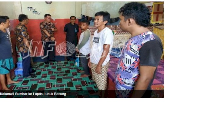 Kakanwil Sumbar Apresiasi Kinerja Jajaran Lapas Lubuk Basung