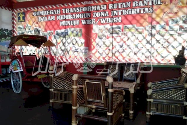 Rutan Bantul Buka Galeri Zona Integritas