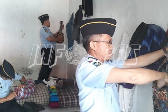 Petugas Rutan Rangkasbitung Sidak WBP Jelang HUT Kab. Lebak