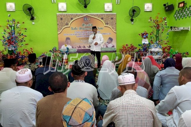 Zikir & Mauhidoh Hasanah Warnai Peringatan Maulid Nabi di LPN Sungguminasa