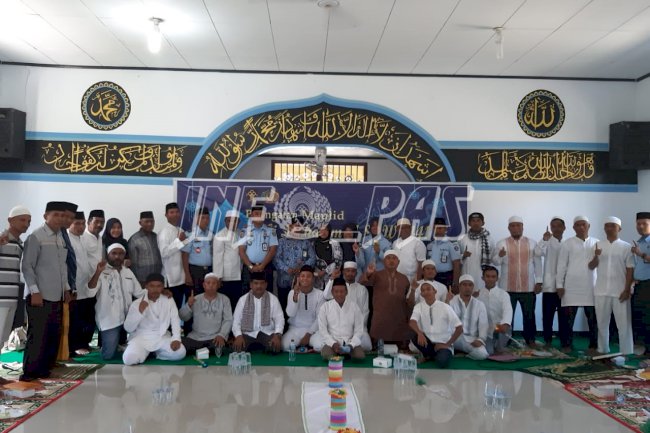 Masjid At Taubah Lapas Ambon Dipenuhi Jamaah Maulid Nabi Muhammad SAW