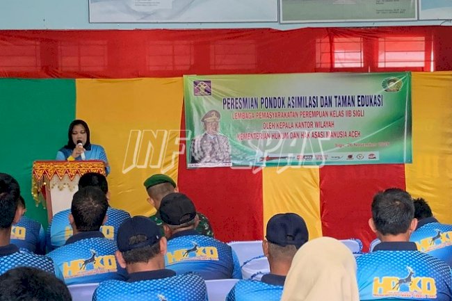 Kalapas Perempuan Sigli Resmikan Pondok Asimilasi & Taman Edukasi WBP