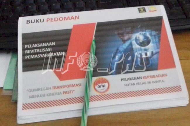 Rutan Bantul Luncurkan Buku Pedoman Pelaksanaan Revitalisasi Pemasyarakatan