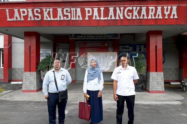 Lapas Palangka Raya Kedatangan Tim Survey & Penilaian KPKNL Palangka Raya