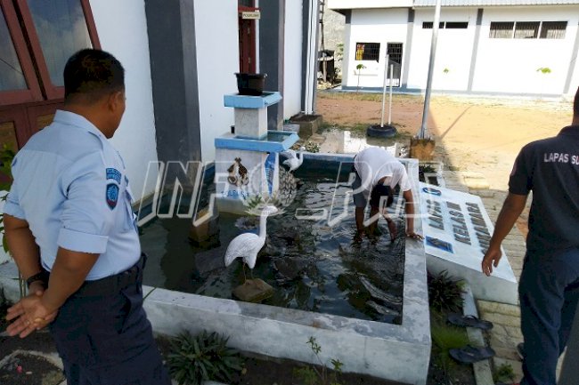 Taman Kolam Tambah Estetika Lapas Sukamara