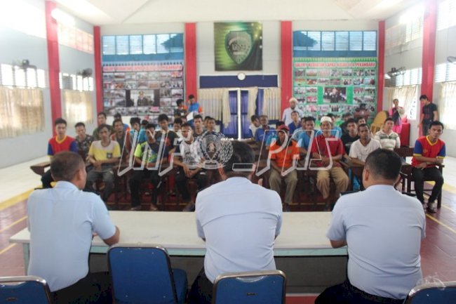 Kumpulkan WBP, Kalapas Pekanbaru Bahas Solusi Overstaying