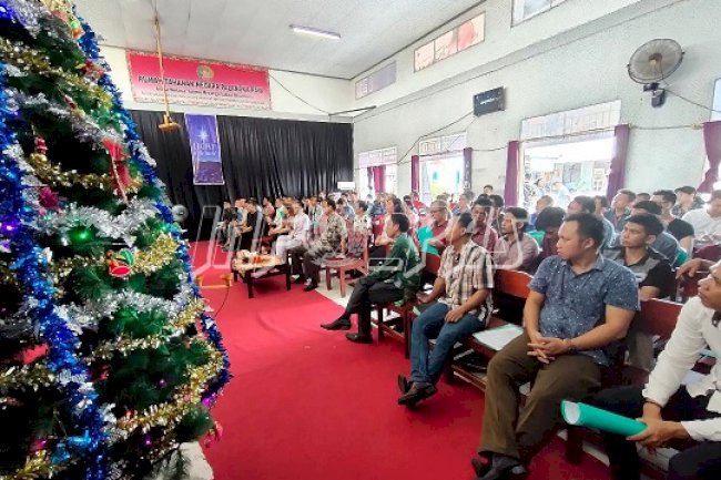 Persekutuan Oikoumene Imanuel Dukung Pembinaan WBP Rutan Palangka Raya