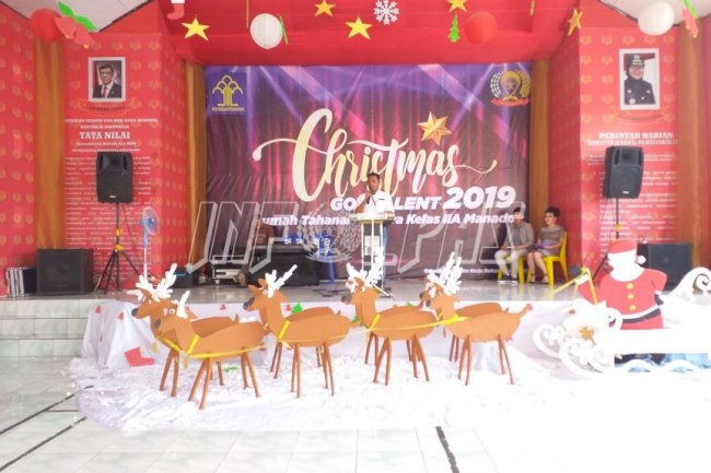 Festival Christmas Malendeng Sambut Natal di Rutan Manado