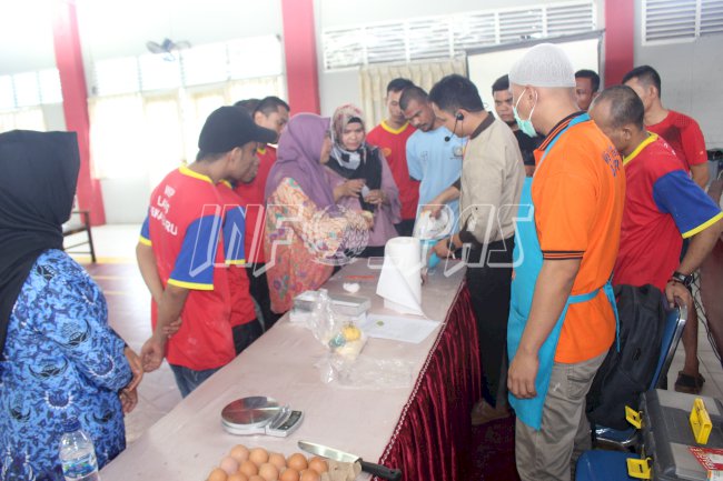 WBP Lapas Pekanbaru Rampungkan 12 Hari Pelatihan Membuat Kue