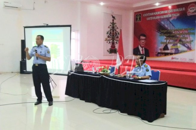 Kalapas Sukamara Ikuti Diseminasi HAM, Kadiv PAS: HAM Perlu Ditingkatkan