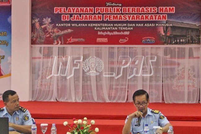 Kalapas Sampit Hadiri Diseminasi HAM Peringatan Hari HAM Sedunia