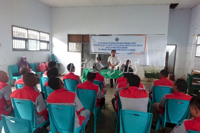 WBP Lapas Sorong Sukses Rampungkan Pelatihan Kejuruan Teknik Otomotif