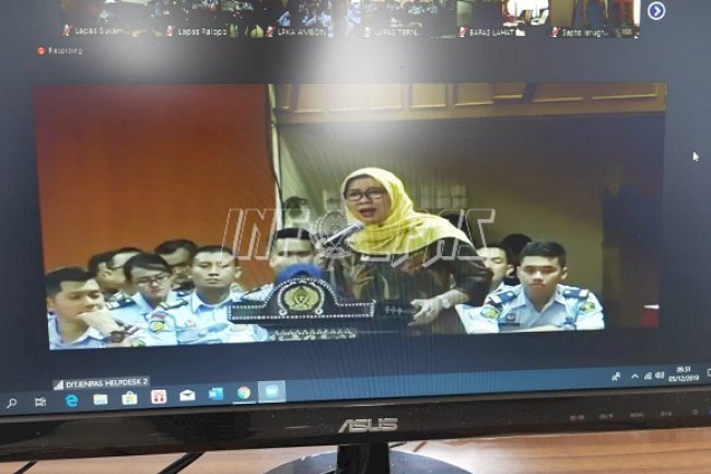 Lapas Sukamara Ikuti Teleconference Penguatan Tusi Pemasyarakatan