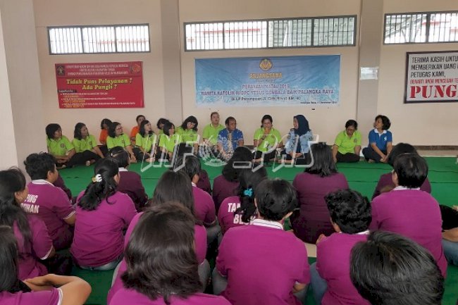 LPP Palangka Raya Kedatangan Wanita Katolik DPC Yesus Gembala Baik