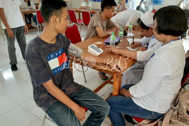 Sambut Natal, LPKA Bandar Lampung Gelar Bakti Sosial Kesehatan