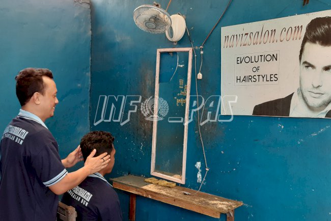 Barbershop Lapas Pangkalan Bun Diminati WBP & Masyarakat