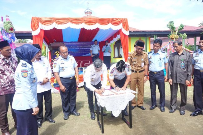 Lapas Polewali & BNNK Polman Jalin Kerja Sama Rehabilitasi Sosial Th. 2020