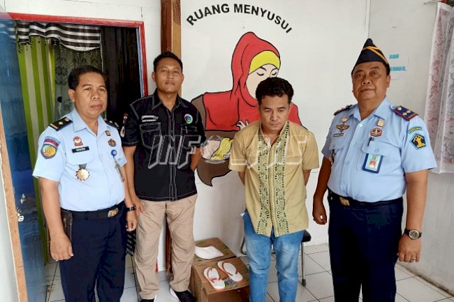 P2U Lapas Amuntai Gagalkan Penyelundupan Sabu Dalam Sandal Jepit
