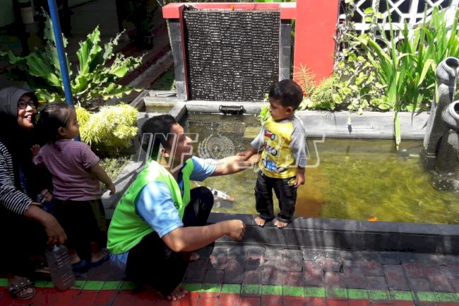 Manjakan Pengunjung Anak, Rutan Kudus Sediakan Fasilitas Bermain