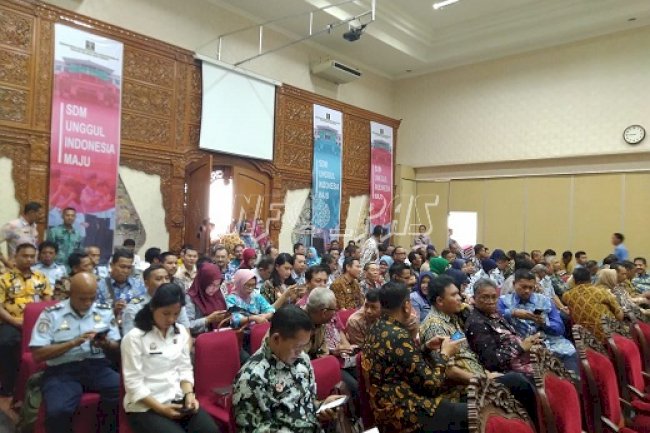 Kabapas Pati Hadiri Sosialisasi Penataan Unit Organisasi Eselon III ke Bawah pada Kemenkumham