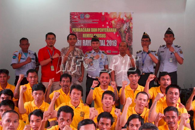 Hikmah Natal, 28 WBP Lapas Cilegon Terima Remisi Khusus