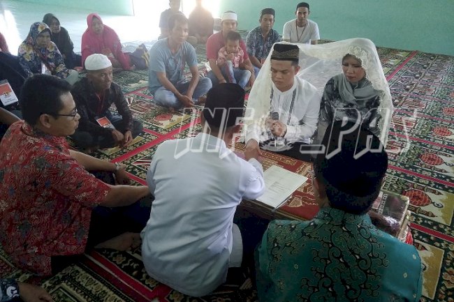 DIBALIK JERUJI BESI, NARAPIDANA LAPAS MUARA TEWEH UCAPKAN JANJI SUCI