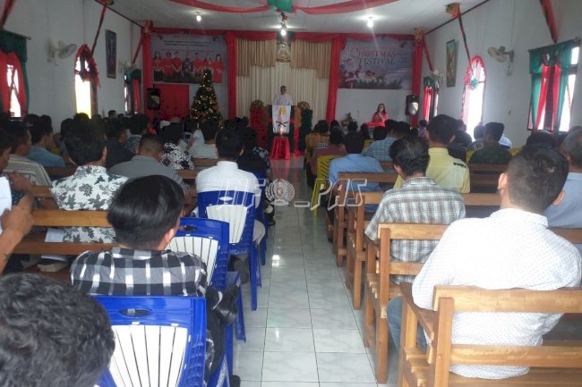 Ibadah Tahun Baru Pertemukan Keluarga & WBP Rutan Manado