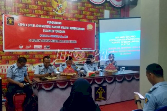 Kadivmin Sultra Sosialisasikan Pengendalian Internal di Rutan Unaaha
