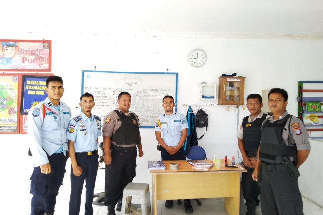 Jalin Kerja Sama Yang Baik, Lapas Sukamara Bersinergi Dengan Polres Sukamara