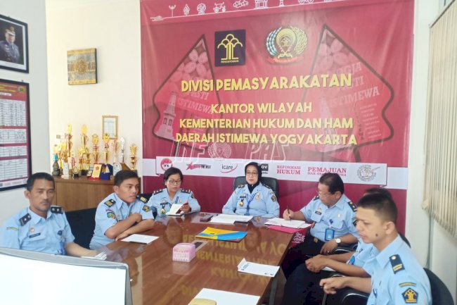 Divisi PAS DIY Ikuti Teleconference Komitmen Bersama, Pelatihan Keterampilan, dan Zero Overstaying 