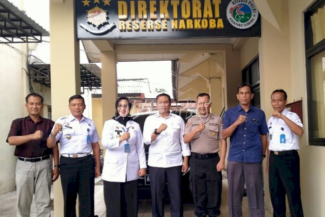 Kadiv PAS DIY Silaturahmi ke Ditres Narkoba Polda DIY