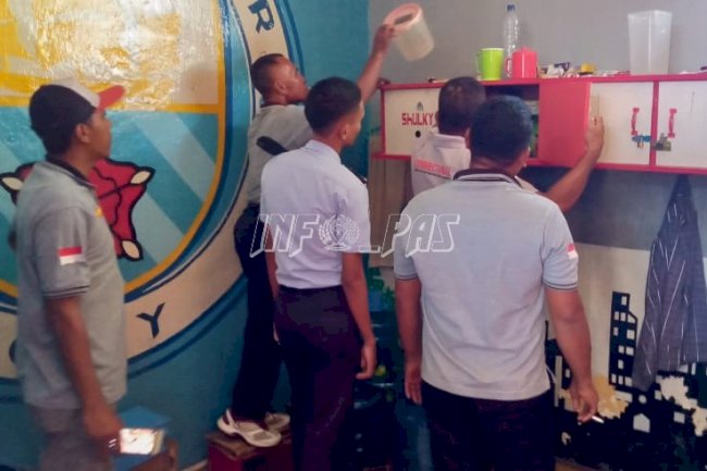 Penggeledahan Blok Hunian Jaga Kondusivitas Lapas Sanana